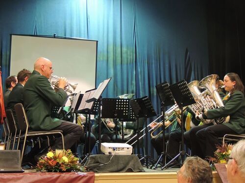 Creswick Band playing at Honor Roll Dinner